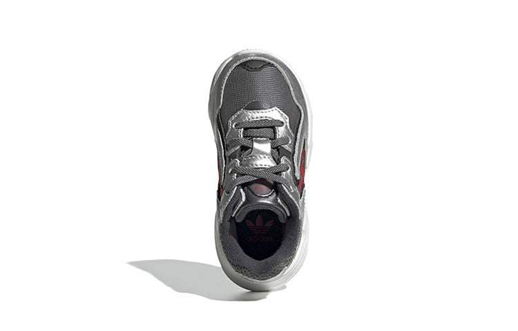 (TD) adidas Yung-96 Chasm EL I Grey/Red EE9306