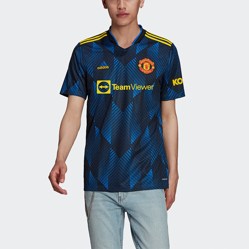 adidas  Blue Manchester United 21/22 Third Jersey 'Glow Blue' GM4616