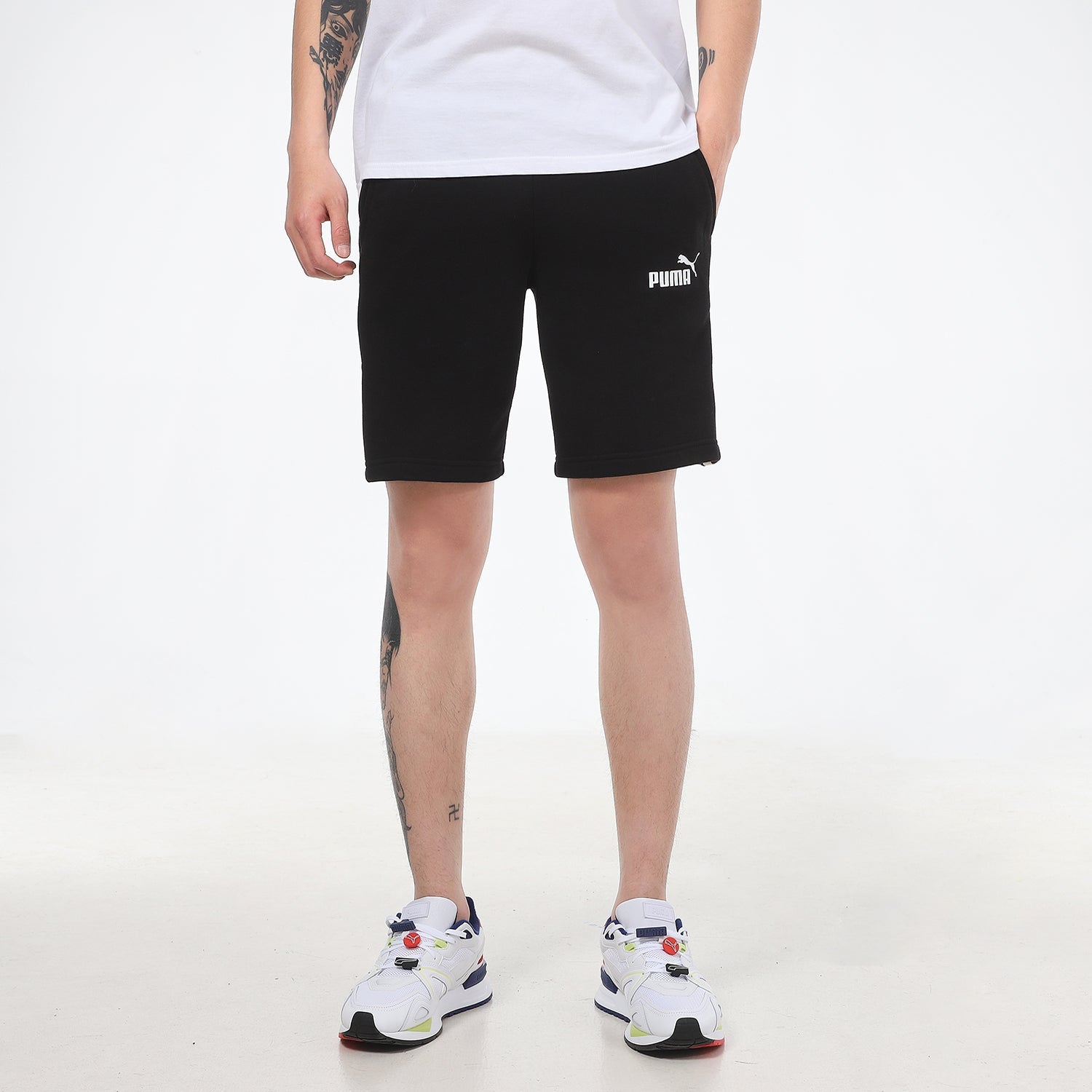 PUMA Amplified Shorts 'Black White' 588824-01