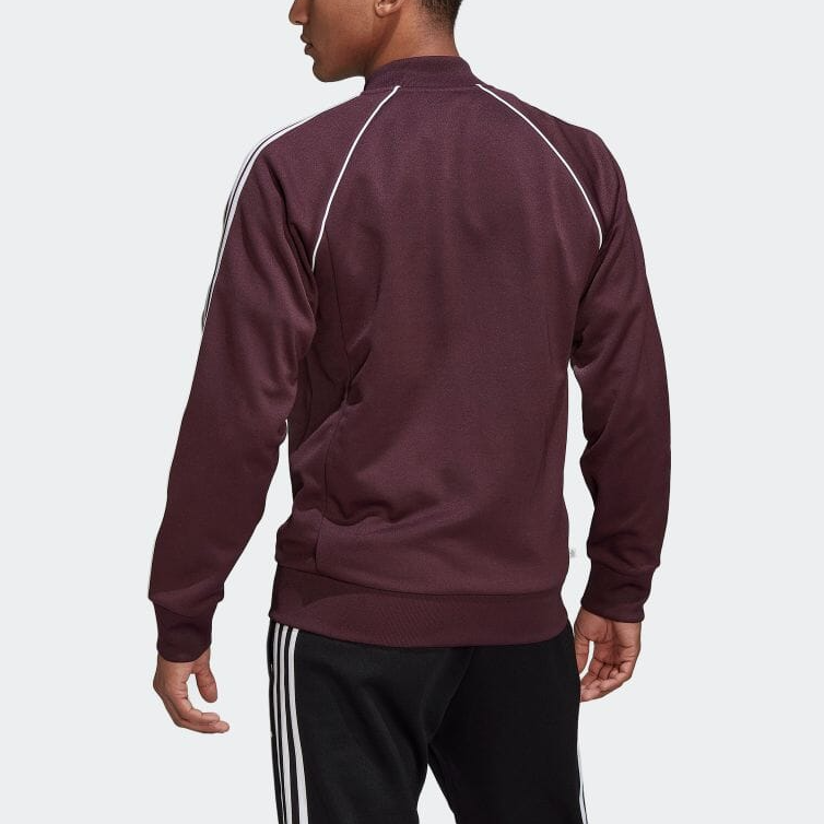 adidas originals Adicolor Classics Primeblue SST Track Jacket 'Shadow Maroon' HK7339