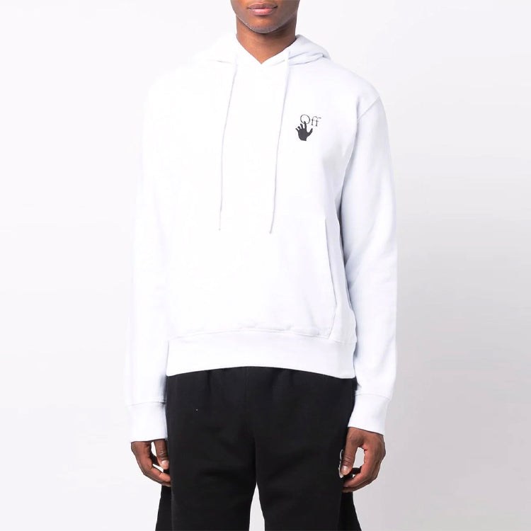 Off-White FW21 Arrow Pattern Long Sleeves Version White OMBB034F21FLE0020184