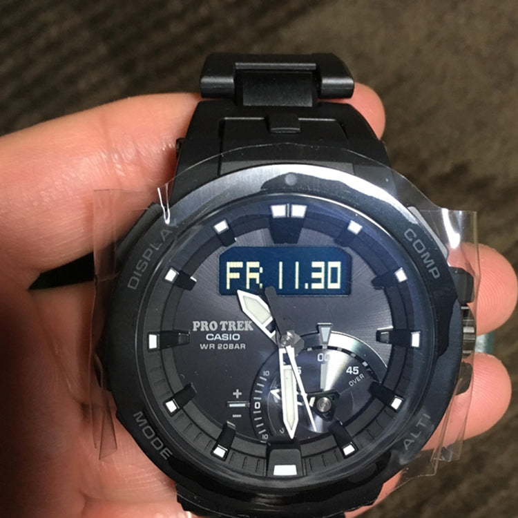 Casio Pro Trek Mountaineering Analog-Digital Watch 'Black Metallic White' PRW-7000FC-1BPR-PERSON