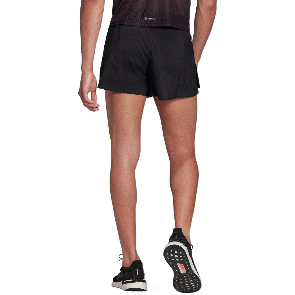 Men's adidas Solid Color logo Printing Casual Shorts Black HA3690