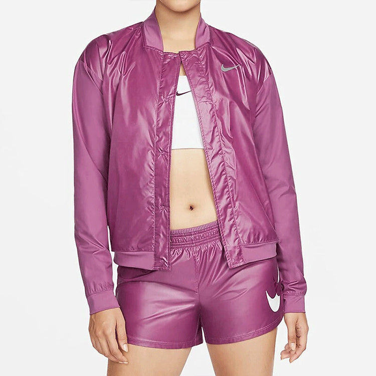 (WMNS) Nike Casual Short Woven Jacket Purple DD6848-507