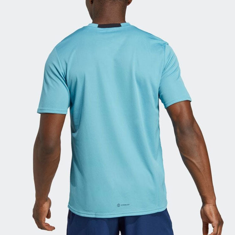 adidas AEROREADY Designed for Movement Training Tee 'Blue' IC7270