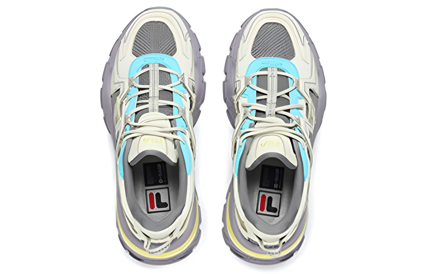 (WMNS) FILA Aurora Sneakers 'White Purple' F12W231127FFF