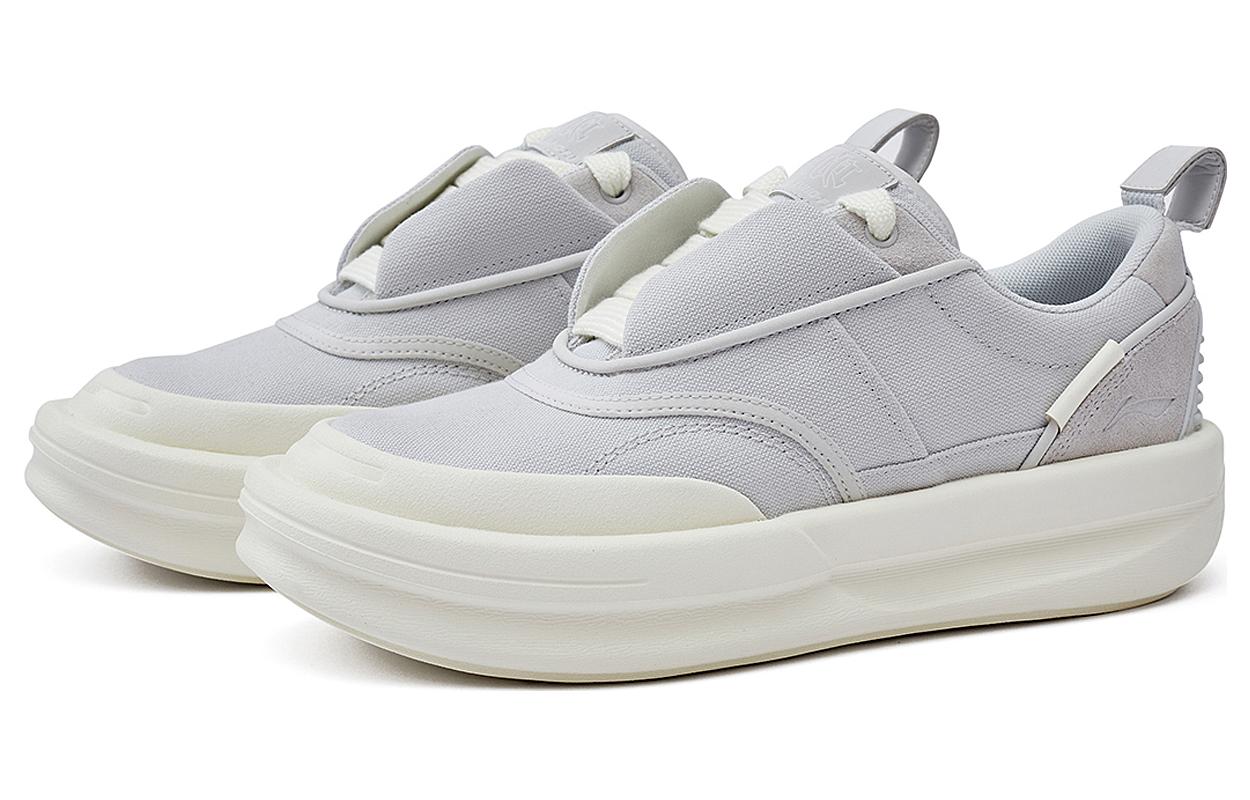 Li-Ning x Jackie Chan Kungfu Yang Shoes 'Grey White' AZGT059-4