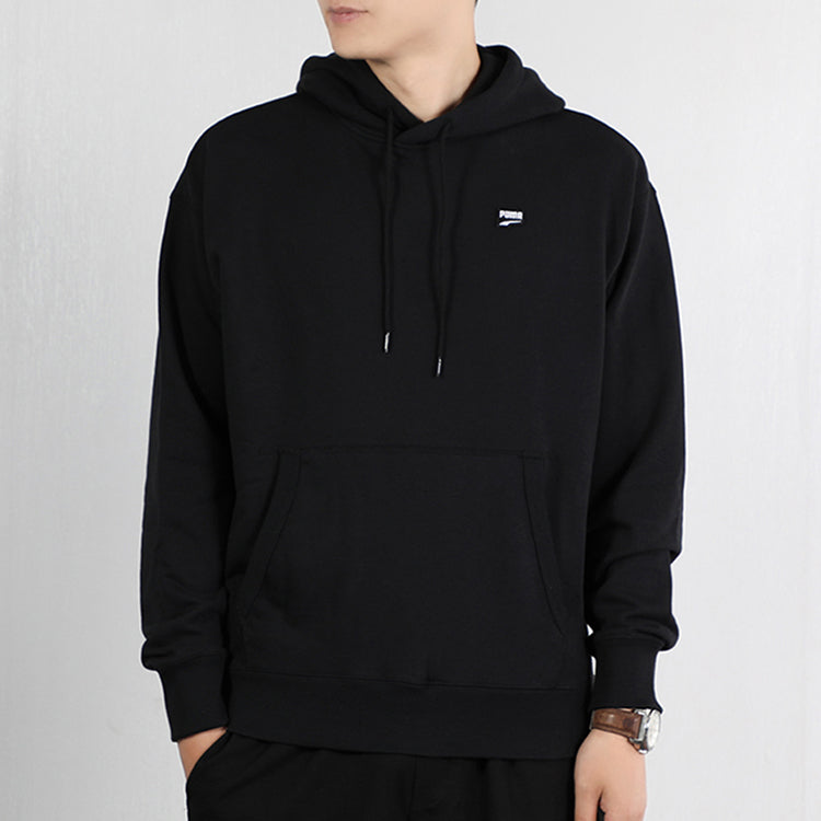 PUMA Downtown Pull Over Hoodie Black 596002-01