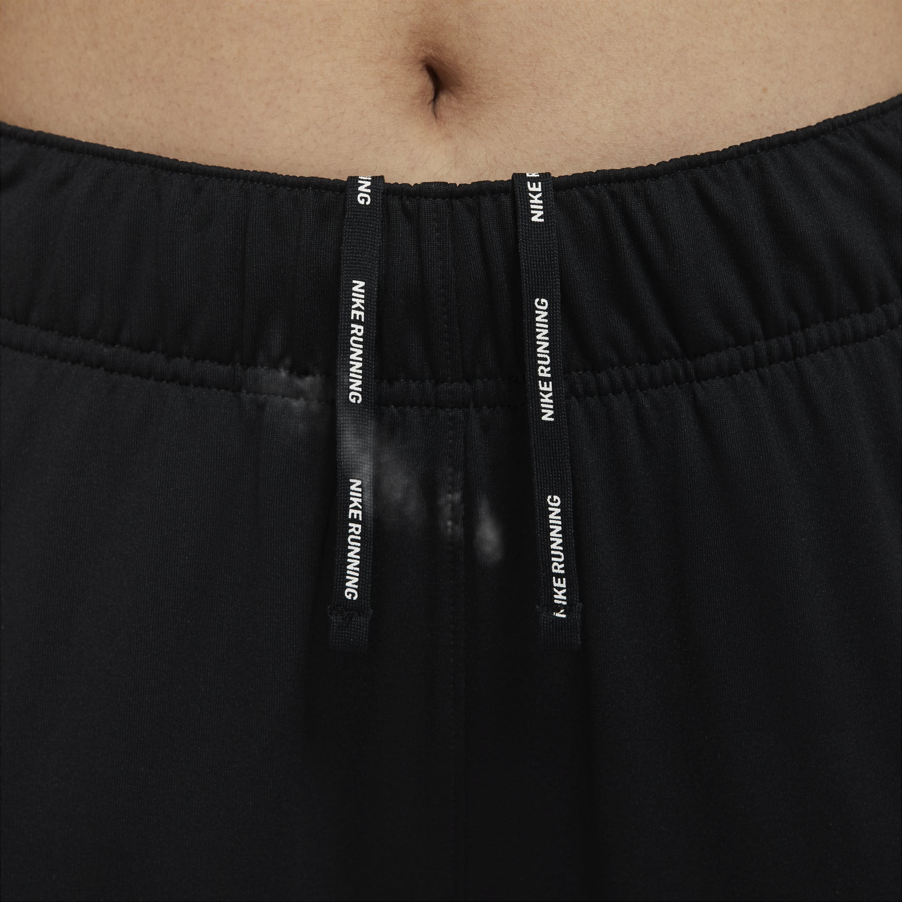 (WMNS) Nike Solid Color Small Logo Sports Pants/Trousers/Joggers Black DD6473-010