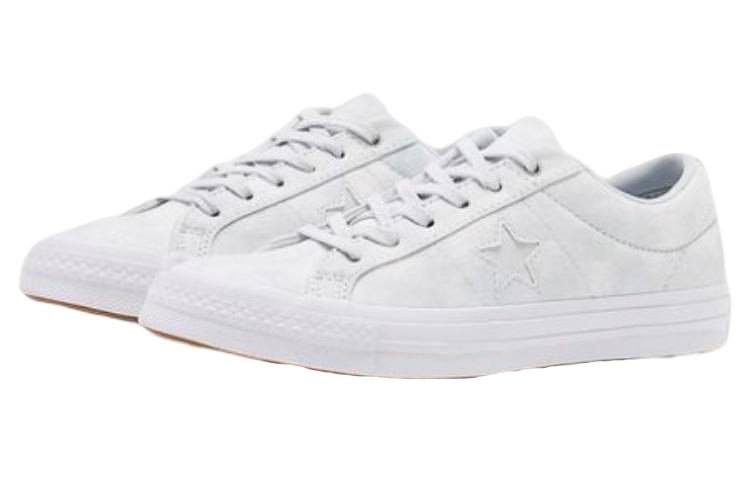 Converse One Star Low Tops Retro Skateboarding Shoes Unisex Light Blue 159710C