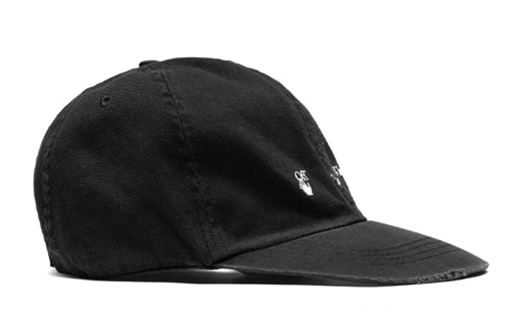 Off-White Logo Baseball Cap 'Black' OMLB022E20FAB0011001