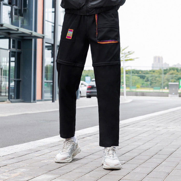 adidas originals Snow Mountain Series Retro Casual Sports Long Pants Black GV0932
