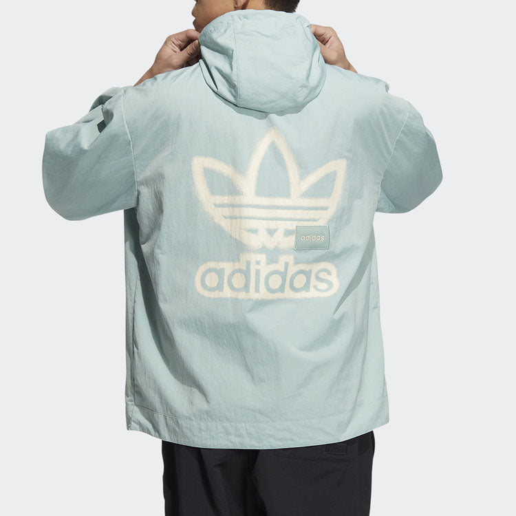 adidas originals Adicolor Windbreaker 'Hazy Green' HS2019