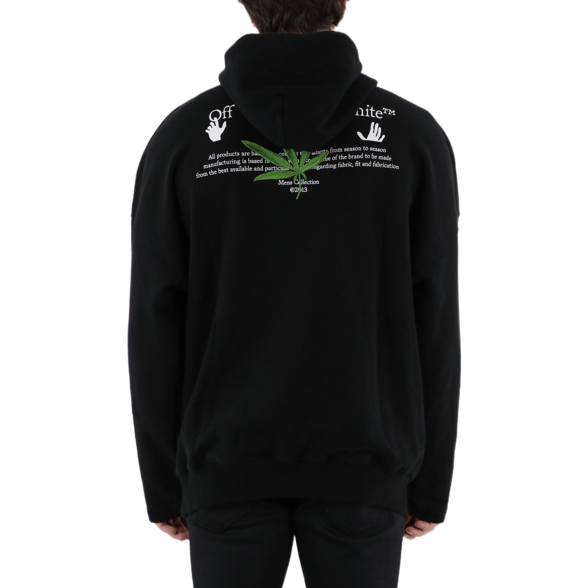 Men's Off-White SS22 Alphabet Printing Black OMBB091S22FLE0041055