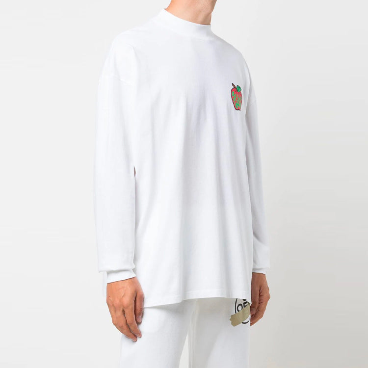 Off-White SS21 animal Pattern Long Sleeves Loose Fit White OMAB032S21JER0040125