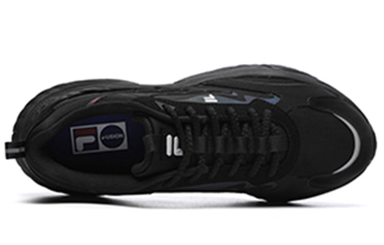 (WMNS) FILA FUSION Conch Sneakers 'Black' T12W217303FBS