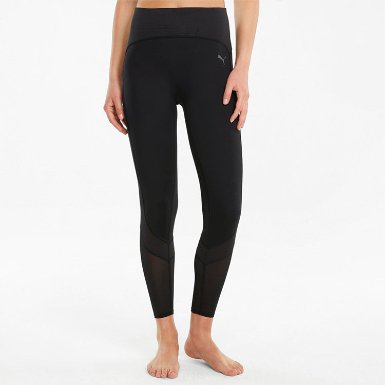 (WMNS) PUMA Studio Ottoman High Waisted 7/8 Leggings 'Black' 520991-01