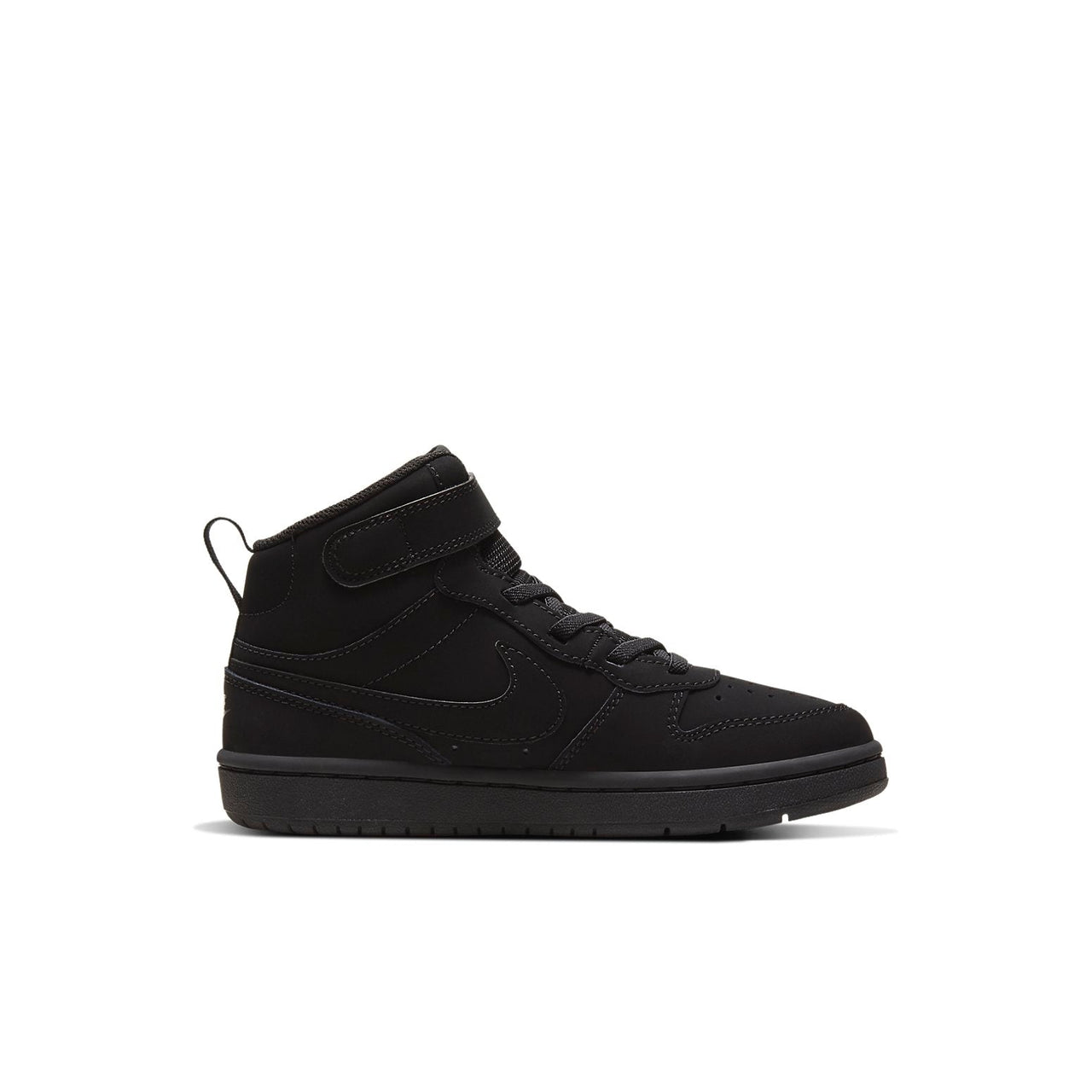(PS) Nike Court Borough Mid 2 'Triple Black' CW5868-001