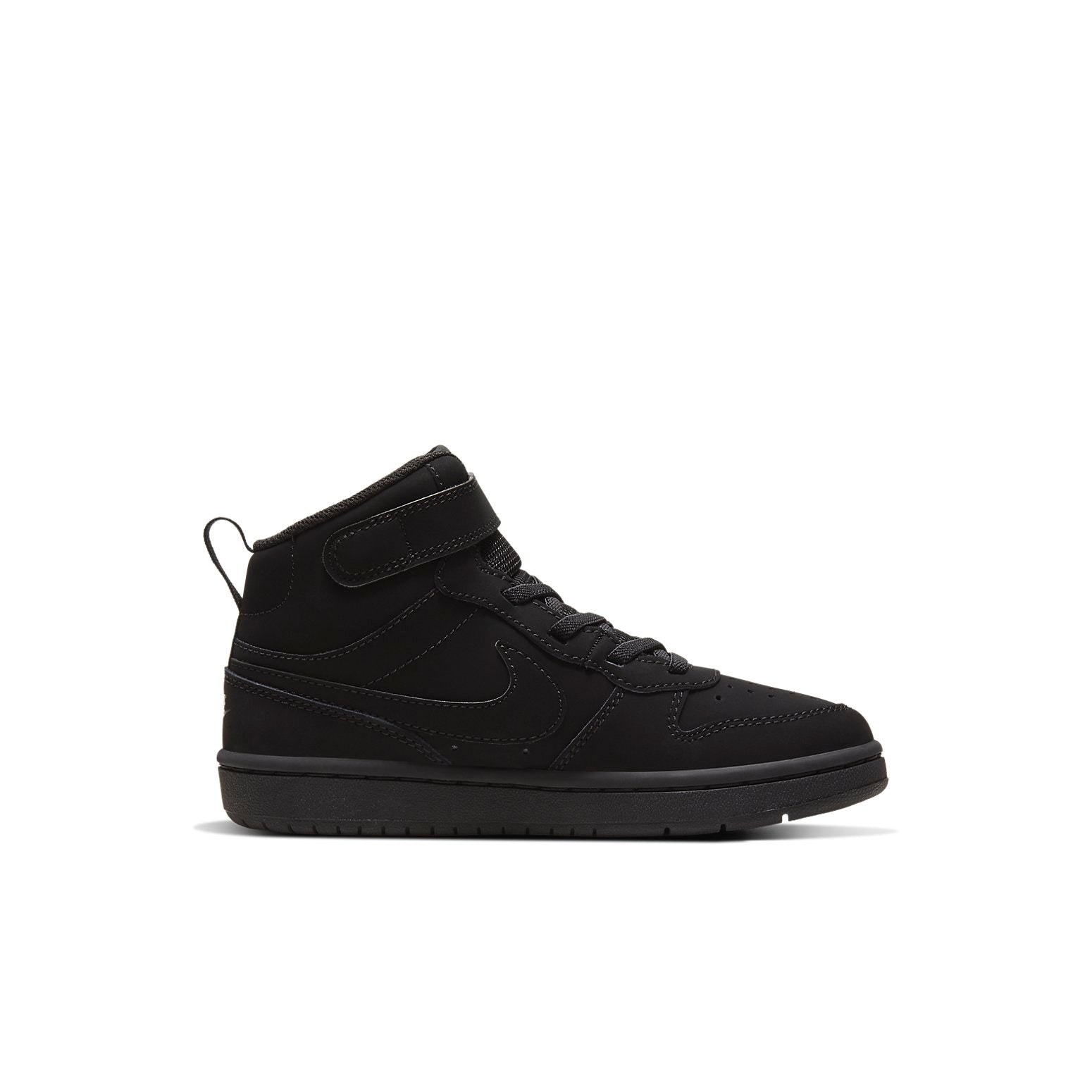 (PS) Nike Court Borough Mid 2 'Triple Black' CW5868-001