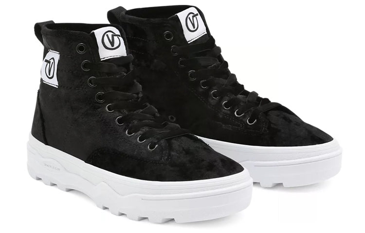 Vans Crushed Velvet Sentry Wc 'Black White' VN0A4P3KA8J