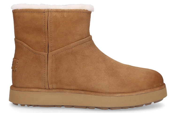 (WMNS) UGG Classic Mini BLVD Snow Boots Brown 1108143-BUN