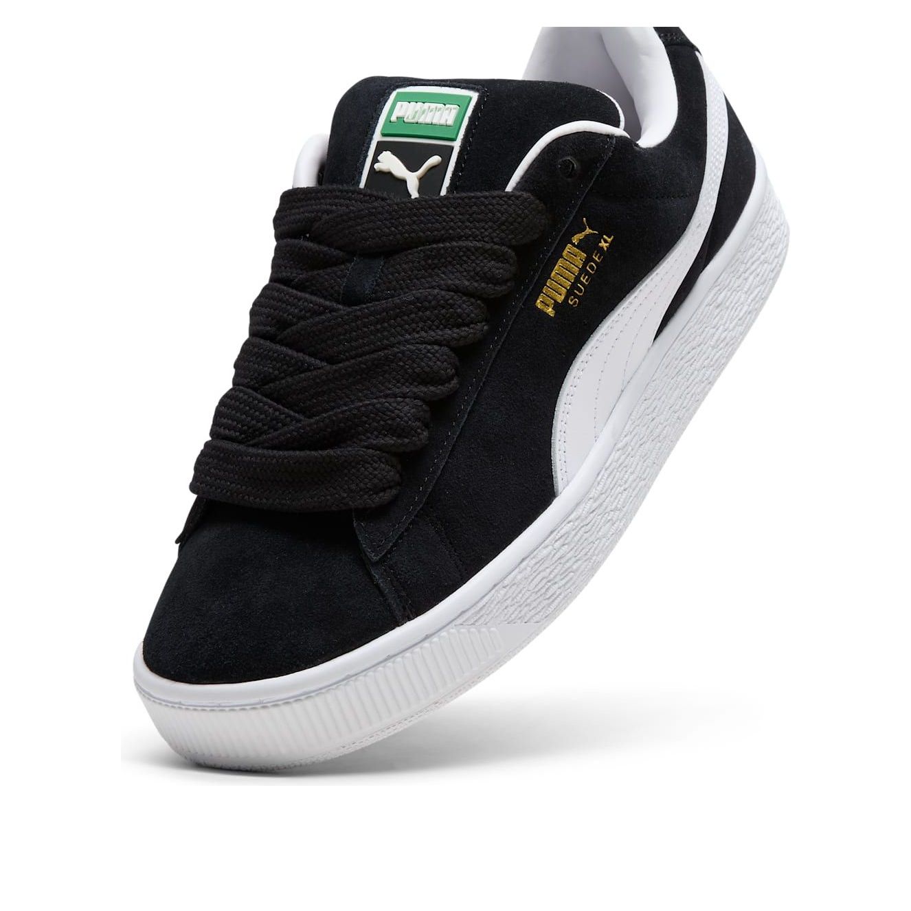 (WMNS) PUMA Suede XL 'PUMA Black PUMA White' 397648-02