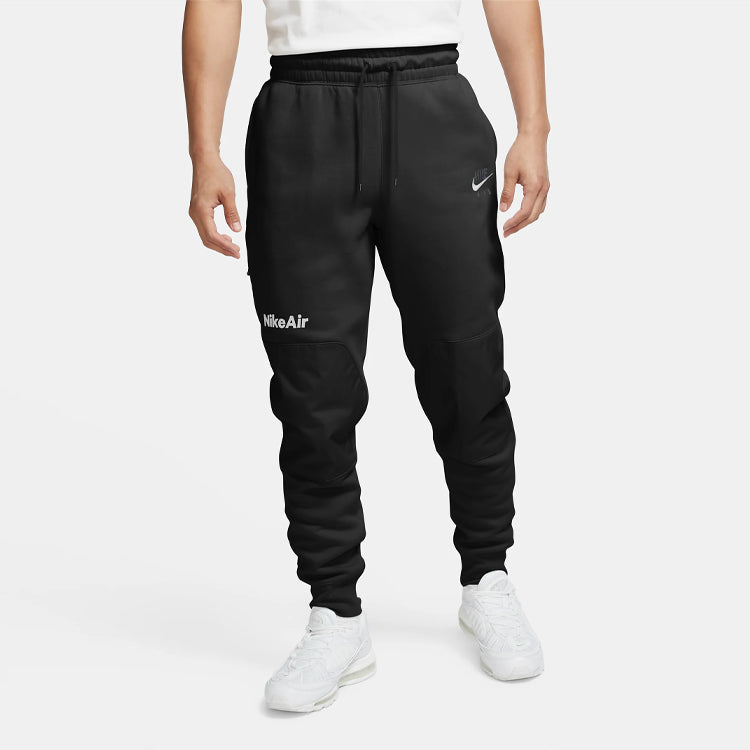 Nike Air Lacing Fleece Sports Long Pants Black CU4142-010