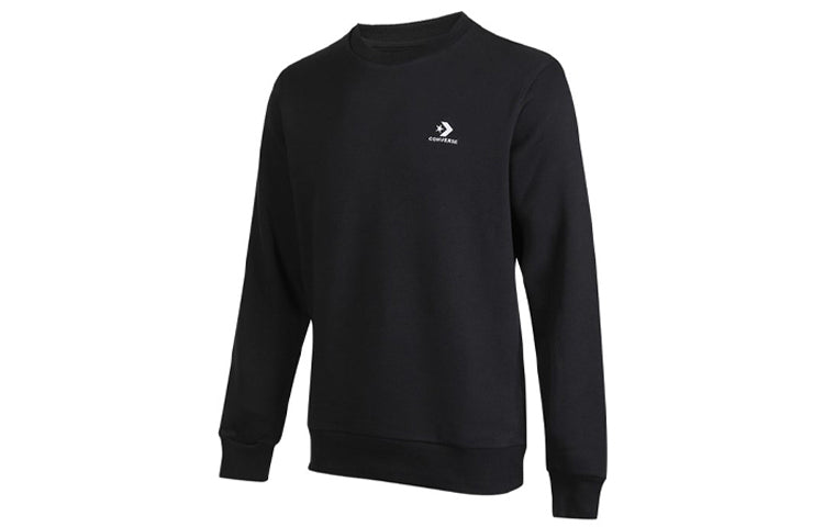 Men's Converse Round Neck Pullover Casual Black 10019924-A01