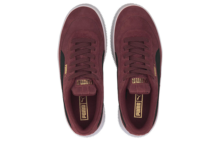 (WMNS) PUMA Deva Suede 'Burgundy Black' 372423-06