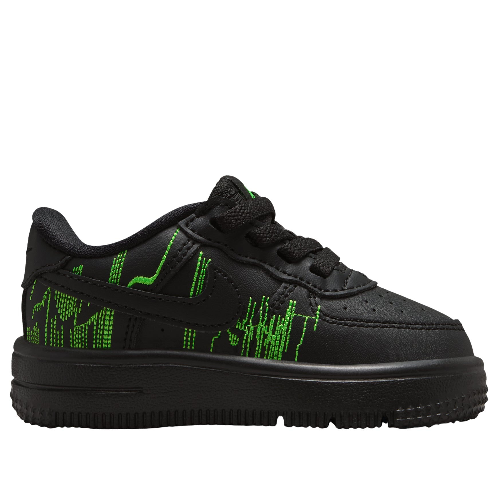 (TD) Nike  Force 1 Low LV8 4 EasyOn 'Black Green' II0764-001