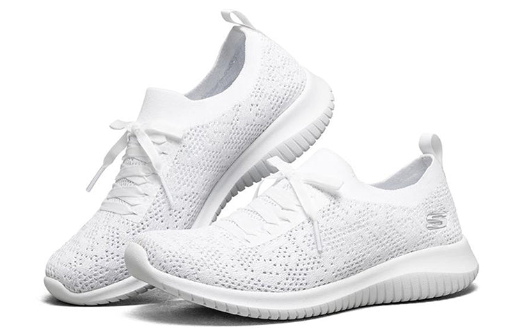 (WMNS) Skechers Ultra Flex Running Shoes White 149033-WSL