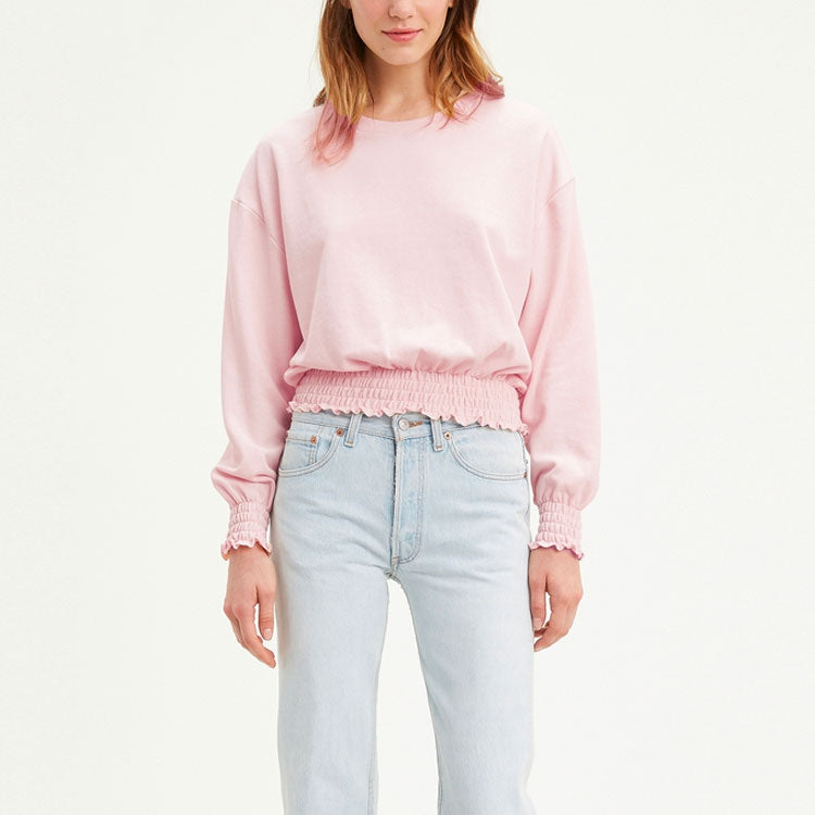 (WMNS) Levi's Long Sleeves T-Shirt 'Pink' 85290-0003