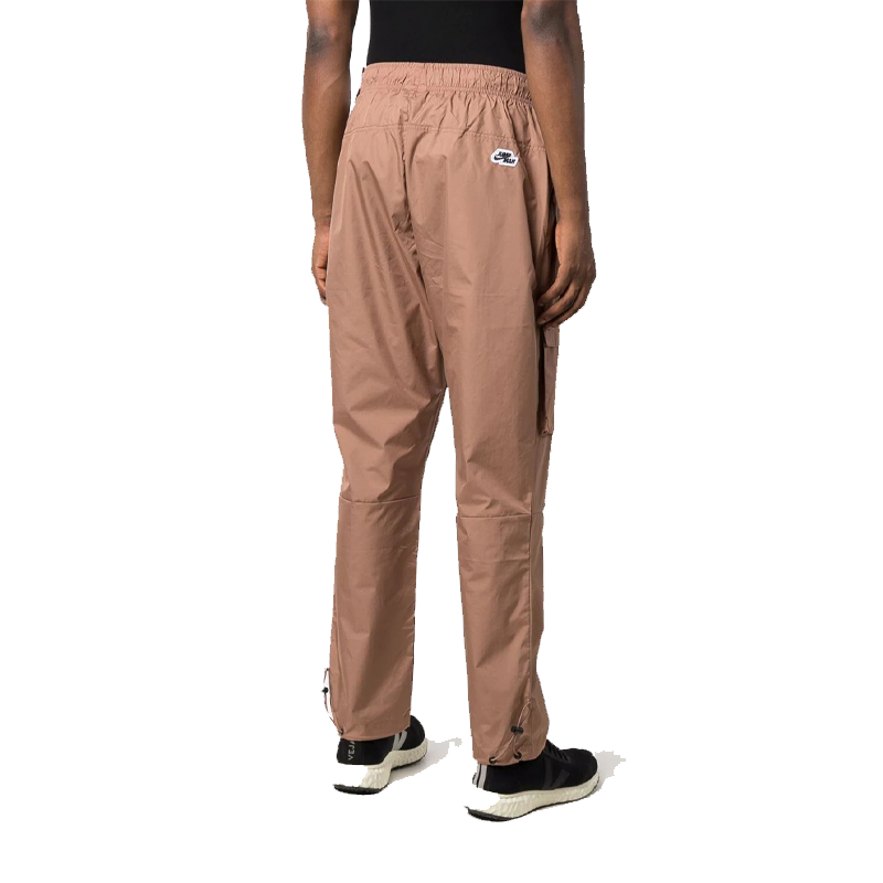 Men's Nike Solid Color Side Pocket Mid Waist Straight Cargo Casual Pants/Trousers Khaki DC9663-256