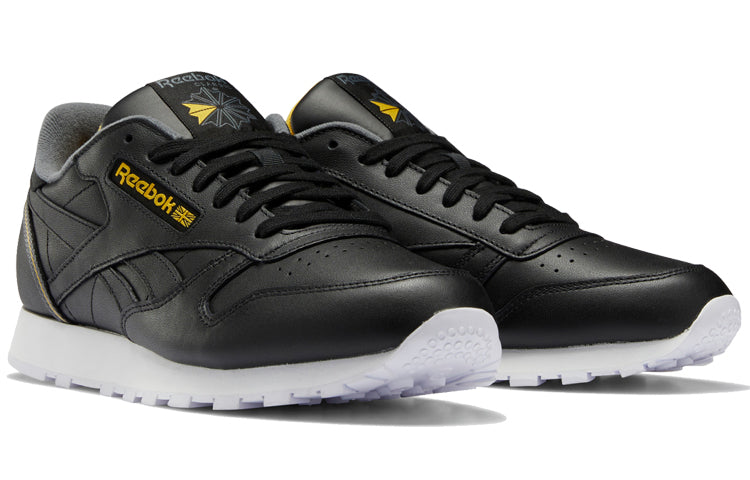 Reebok Classic Leather Black Gold 'Black Yellow' FW7784
