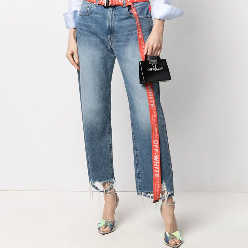(WMNS) Off-White Baby Box Logo Handbag Mini Black OWNA106R21LEA0011001
