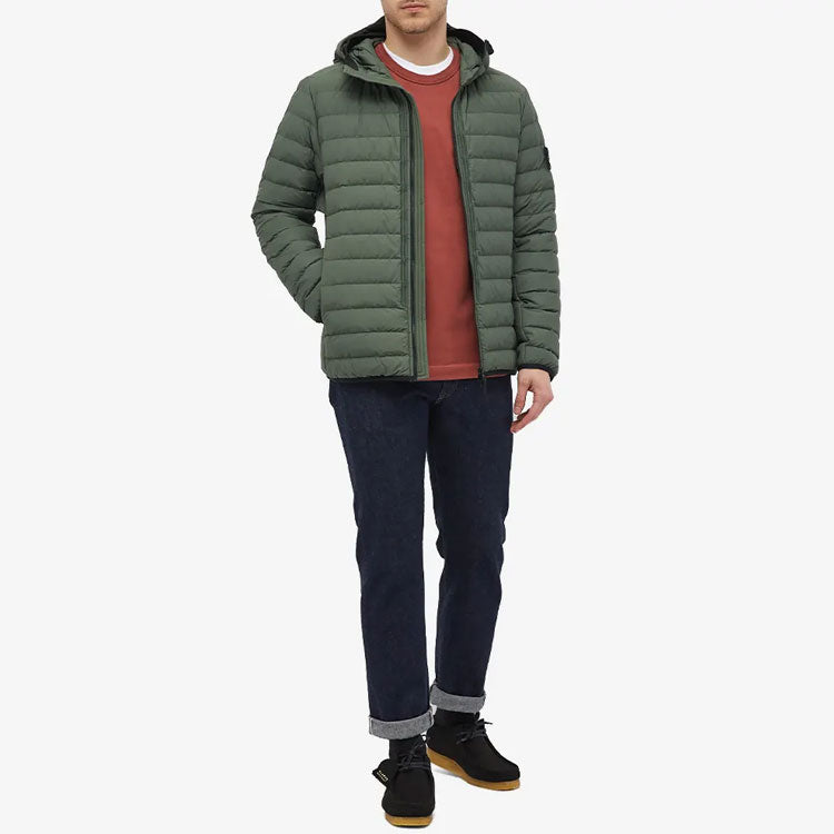 STONE ISLAND Lightweight Primaloft Puffa Jacket 'Green' 751542725-V0055