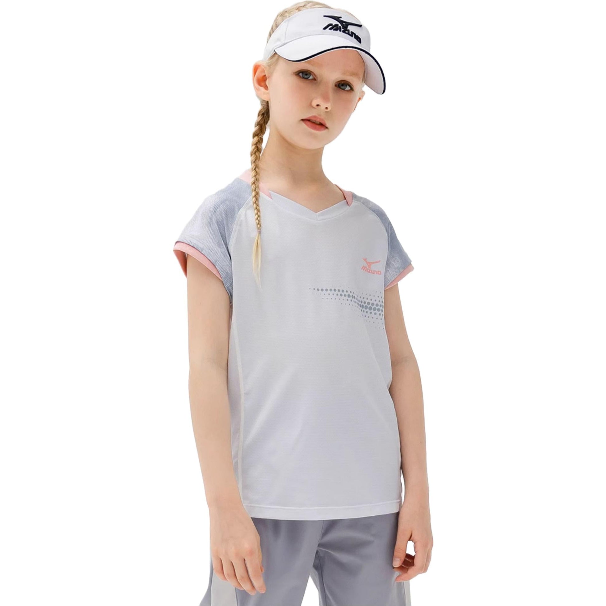 (GS) Mizuno Sportswear T-shirt 'White' T1215
