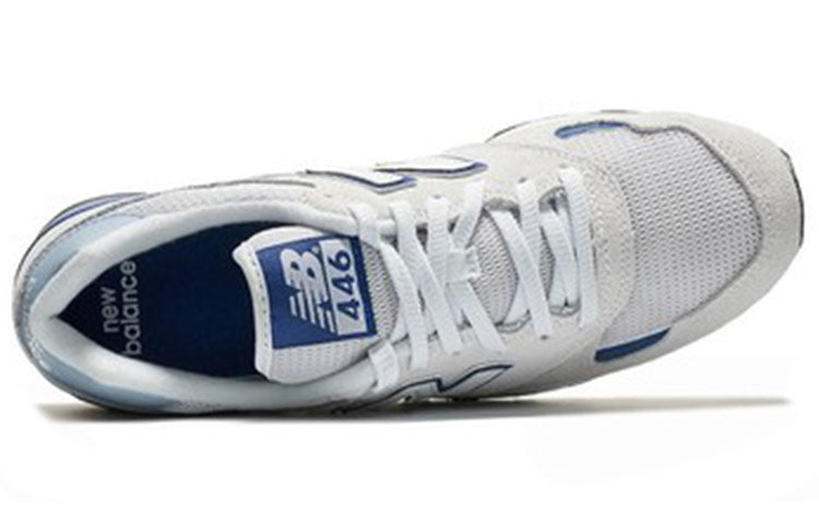 New Balance 446 Series Gray White D Wide U446WBG