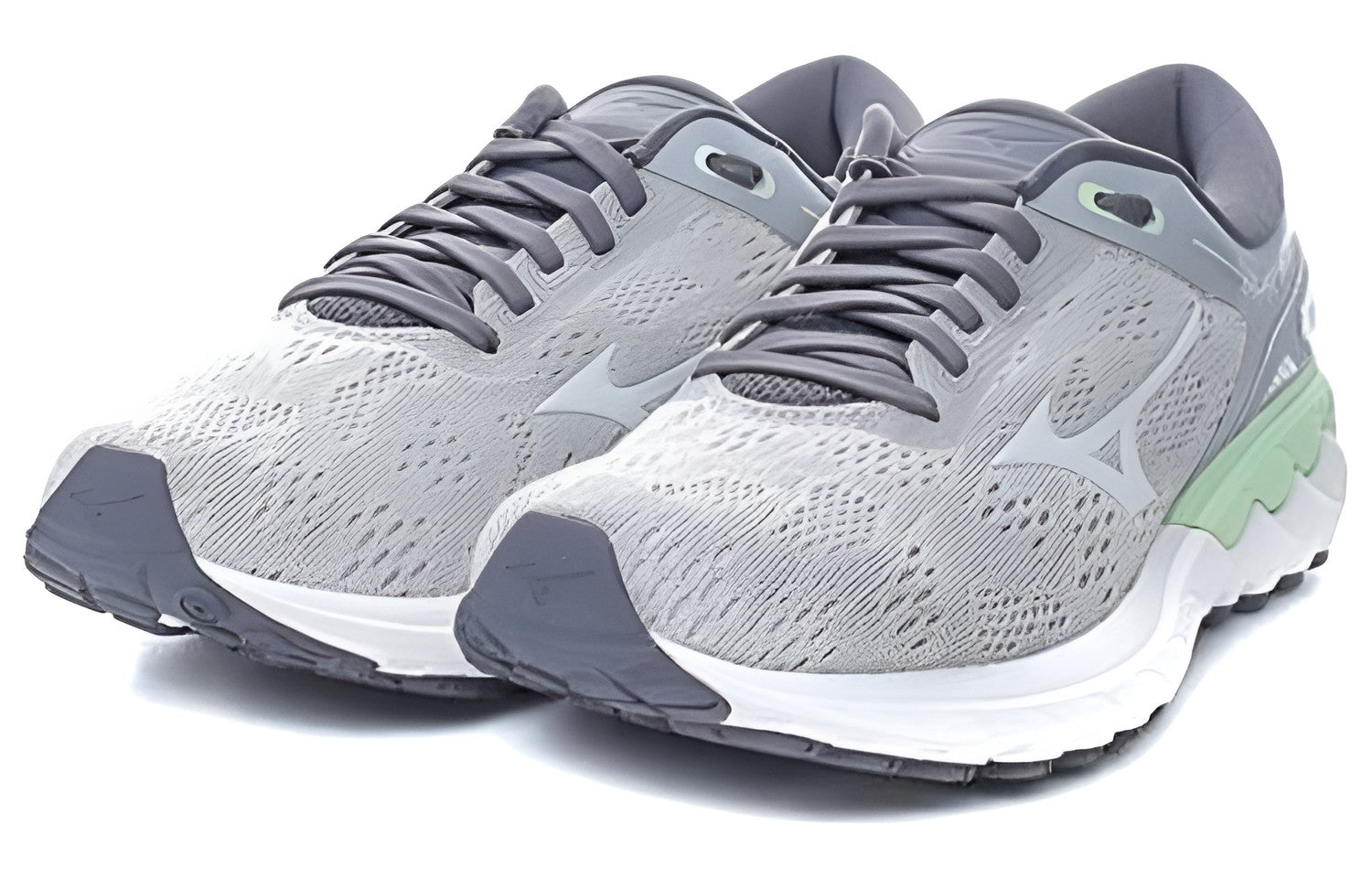 Mizuno Wave Skyrise Low Tops Lightweight Gray Green J1GD200901