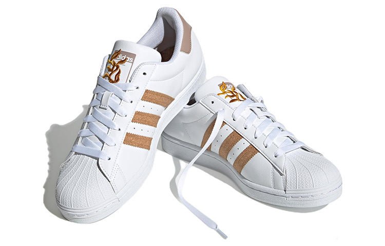 adidas originals Superstar 'White Brown' GY0013