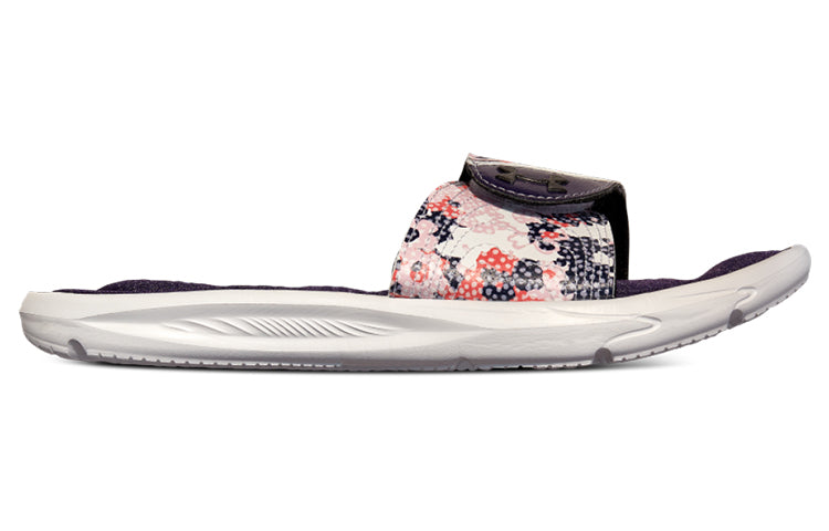 (WMNS) Under Armour Ignite 6 Graphic Strap Slide 'Floral Camo' 3024453-501