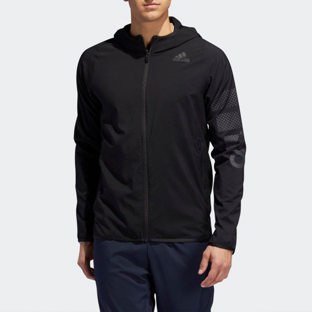 adidas Sports hooded Long Sleeves Jacket Black EA2807