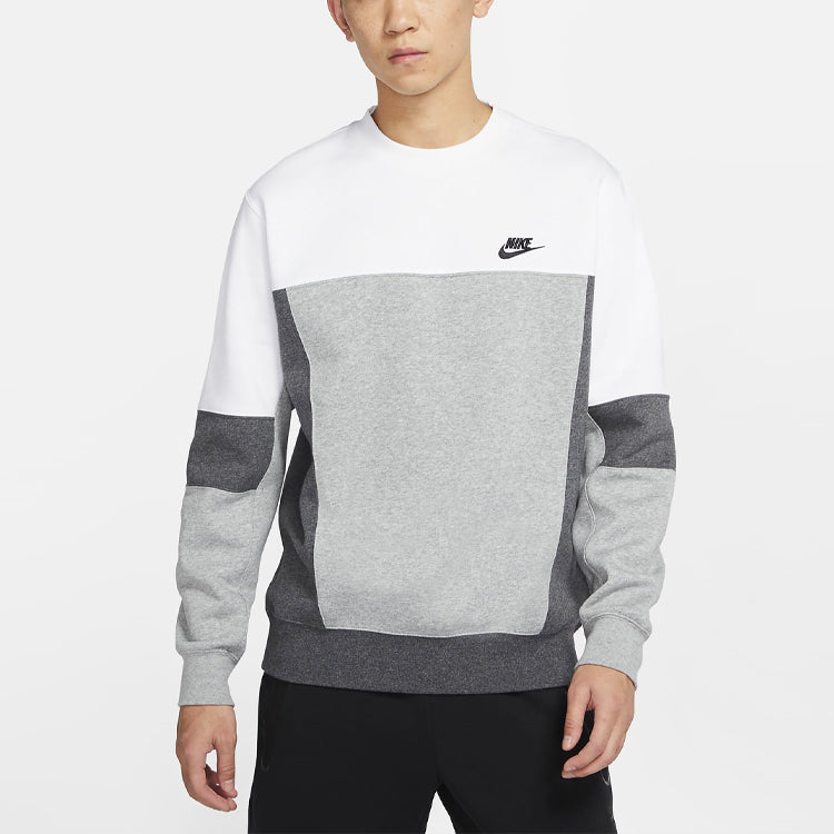 Nike MENS Sportswear Splicing Crew-neck Sports White CZ9967-100