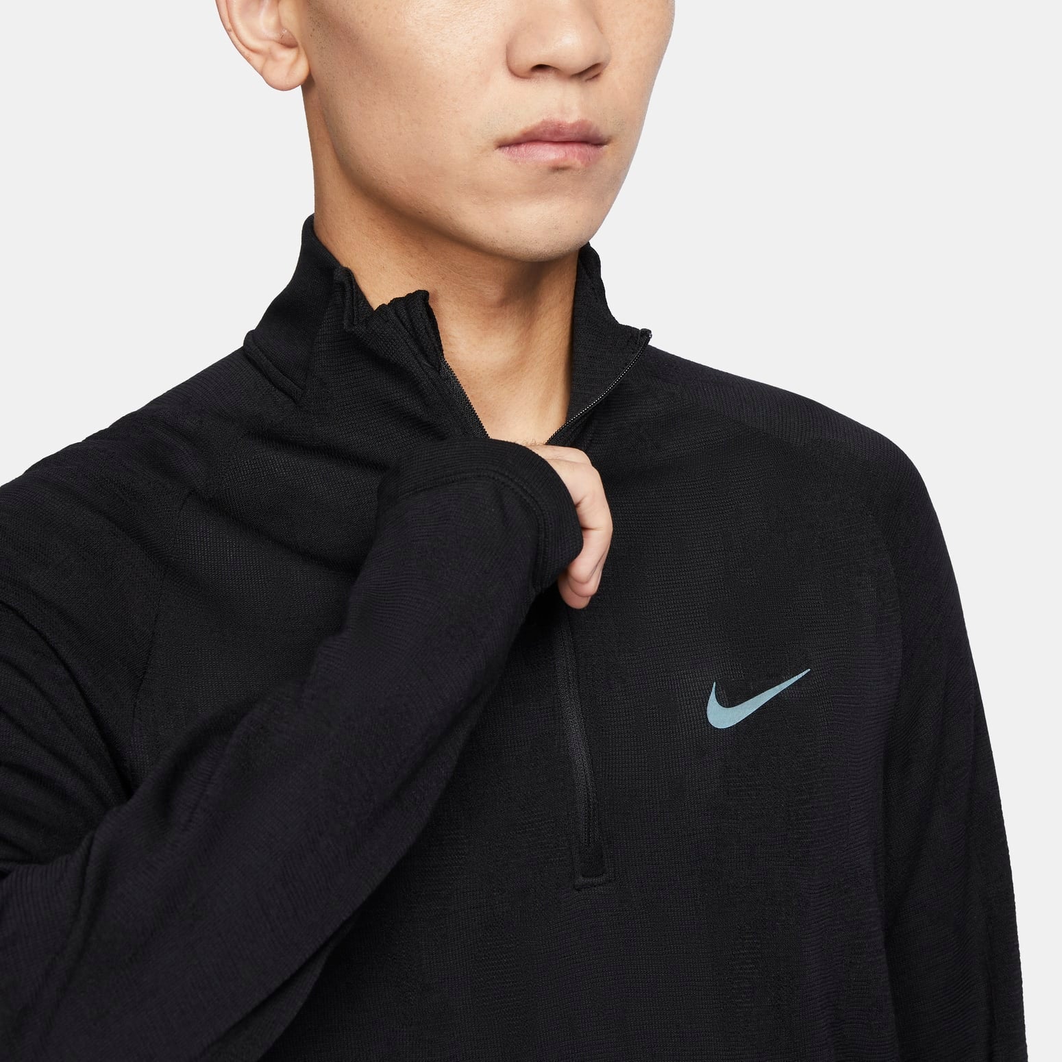 Nike Therma-FIT Repel Element 1/2 Zip Long Sleeve T-shirt 'Black' DV9288-010