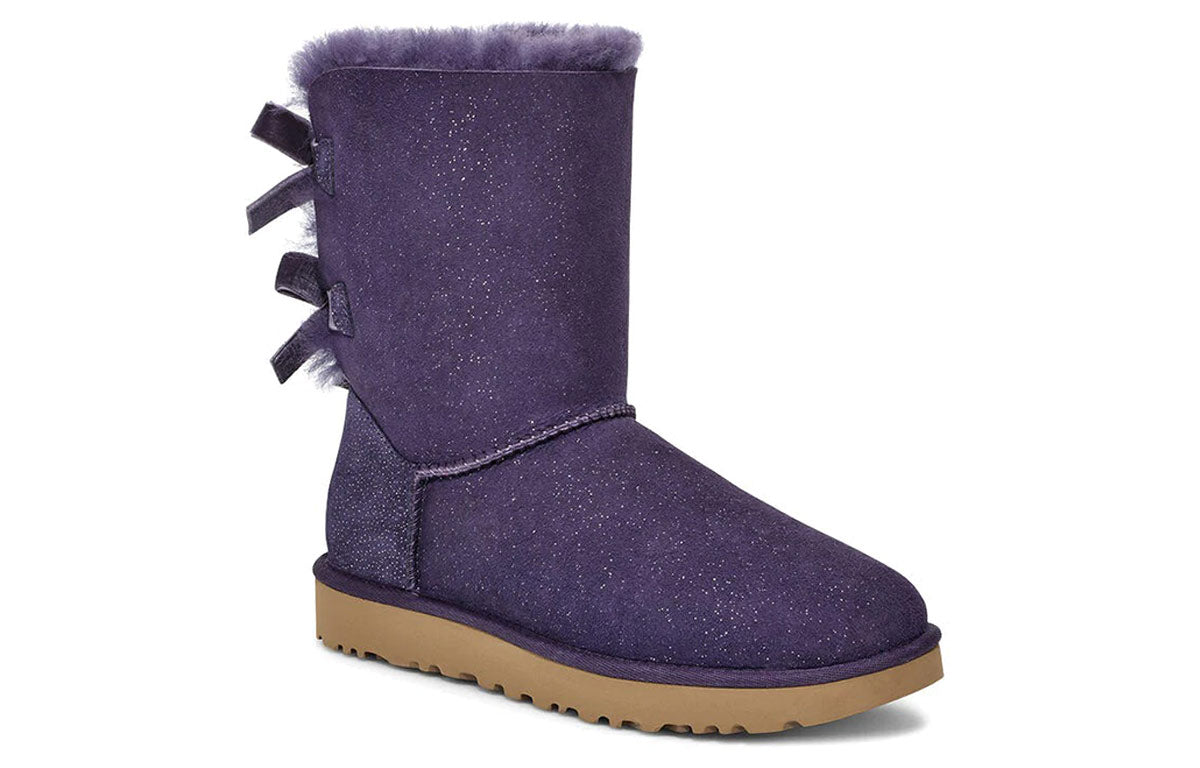 (WMNS) UGG Bailey Bow II Purple Pink Snow Boots 1110415-NSAD