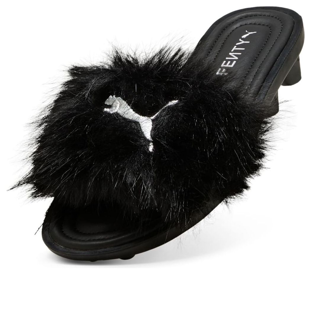 (WMNS) PUMA x FENTY Cat Cleat Sandals 'Chic Fur Black' 404768-02
