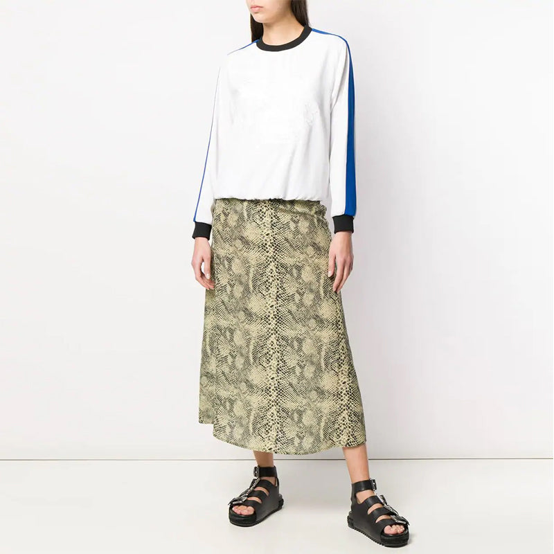 (WMNS) KENZO Round Neck Pullover Long Sleeves Hoodie White F952TO0105AC-01