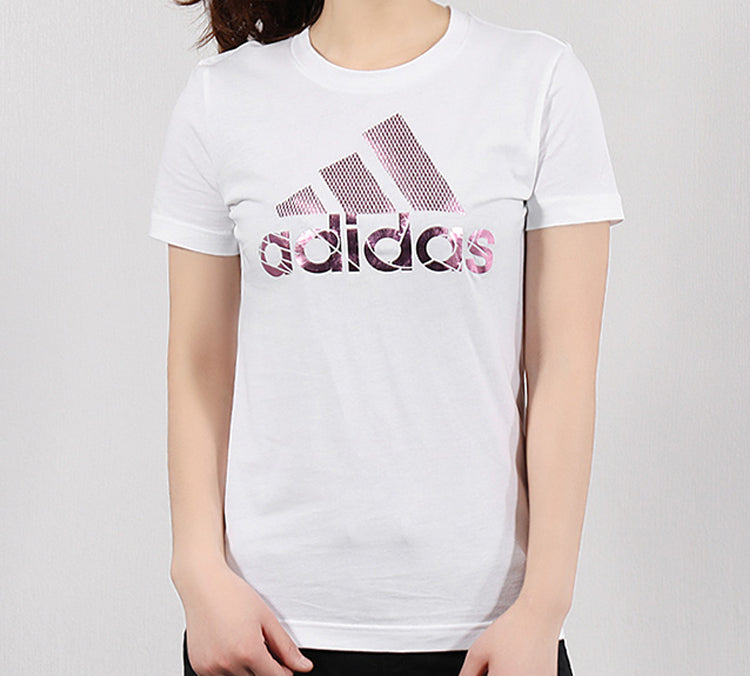 (WMNS) adidas Bos Foil Tee Short Sleeve White DV3033