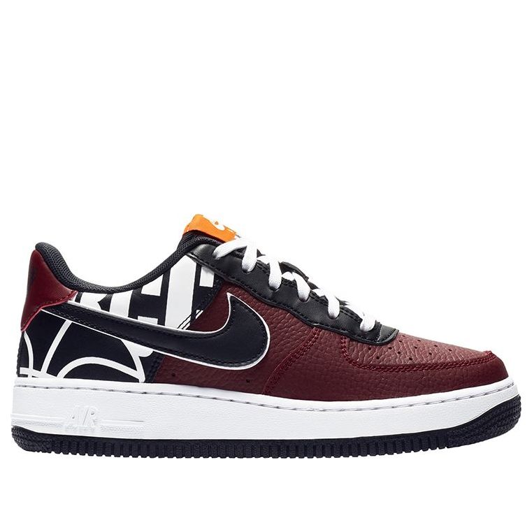 (GS) Nike Air Force 1 Low 'Black White Red' 820438-607