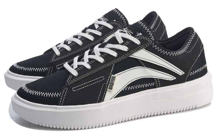 (WMNS) Li-Ning BadFive The Rebel 'Black White' AGBP022-1